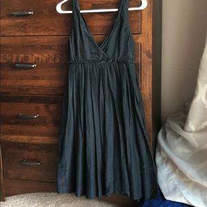 Black V neck dress Size 4